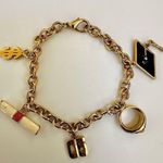Enamel gold tone ‘05 graduation charm bracelet Photo 8