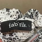 fab'rik Fab’rik Long Sleeve cream blouse with black Photo 8