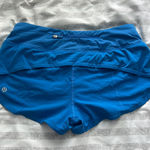 Lululemon Neon Blue 2.5"  speed up shorts!! Photo 1