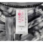 Hula Honey Womens Dress Medium Gray White Tie Dye Strapless Maxi Summer Beach Photo 6