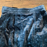 3.1 Phillip Lim  Sapphire Velvet Mini Skirt 4 NWT Pleated Tie Waist Twee Photo 8