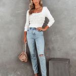 VICI  | Celeste Ribbed Ruffle Crop Top Photo 6