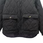 Joie Black Quilted Jacket Women’s Size XL Zip Front Lightweight Puffer Coat Photo 4