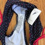 Nautica NEW NWT Navy Blue White Red Polka Dot USA Bow Tie Side Bikini BOTTOM 12 Photo 6