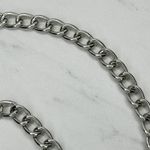 Butterfly Charm Silver Tone Metal Chain Link Belt One Size (OS) ✨ Photo 8