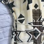 Maria Cher Formosa Carol Short Dress Mix 1 Cream Green Size L Aztec Tie Belt Brown Size L Photo 5