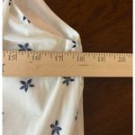 Siren Lily  Womens Size Large Blue White Floral‎ Dress Midi Travel Boho Resort Photo 3