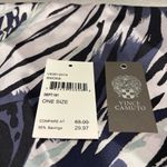 Vince Camuto  Multi Colored Animal Print 100% Silk 35” Squared Scarf Photo 2