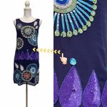 Anthropologie  MAEVE XS Sequins Sleeveless Dress Photo 1