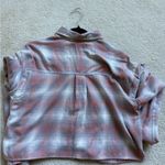 Hollister Pink and White Button Down Shirt Classic Style Photo 6