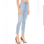 AGOLDE Nico High Rise Slim Fit Blue Jean Nico Buttonfly A093D-1256 Size 24 Photo 3