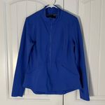 Spyder Performance Zip Up Jacket Stylish Activewear Blue Jacket Size Large Photo 0