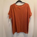 French Laundry NWT  Raglan Sleeve Crochet Trim Short Sleeve Top Size 2X Photo 7