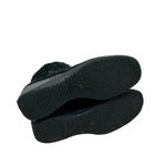 Aquatalia  Snow Boots Winter Weatherproof Suede Zip Front Combat Black Size‎ 7.5 Photo 5