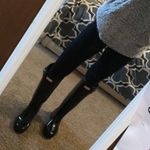 Hunter Tall Glossy Black Rain Boots Photo 0