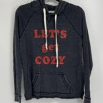 Grayson Threads LET'S GET COZY SOFT COTTON BLEND GRAPHIC HOODIE SIZE XS Photo 0