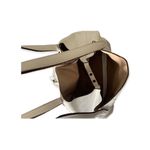 Max Mara  Soft Leather Off-White Tote w Pouchette Photo 4