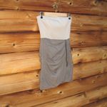 Alice + Olivia  Silk Strapless Mini Dress Photo 3