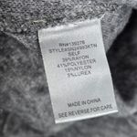 Les Serein Metallic Silvery Grey Puff Sleeve Crewneck Sweater M NWT Gray Size M Photo 3