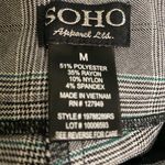 Soho  Size M Grey Plaid Pants Photo 6