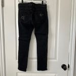 Current/Elliott  Boyfriend The Fling‎ Repair Distressed Black Jeans Size 25 Photo 3
