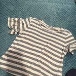 Pleione  Navy and White Striped Top Photo 5