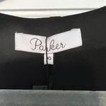 Parker Yonkers Black & White Vintage Floral Combo Contrast-Trim Dress XSMALL NWT Photo 5