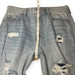 Aeropostale  Mom Jeans Distressed Light Wash High Rise Straight Leg Size 6 Photo 6
