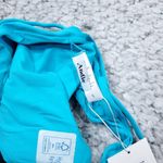 ANDIE  Swim The Riviera Belted Light Neon Blue Bikini Bottom Size Small Photo 4