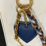 La Via | Italian Leather Heart Bag Charm š¤ Brown Photo 9