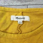 Madewell Gold Short Sleeve Scoop Neck Top Size M Photo 4