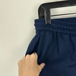 J.Crew NEW Linen Blend Slim Wide Leg Drawstring Pant Pockets Relaxed Navy US 6 Photo 6