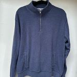PINK - Victoria's Secret VS PINK Blue 1/3 Zip up Crew neck Photo 0