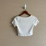 Heart & Hips White  Crop Top Photo 3