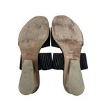 Coclico Oohlala Natural Wood Heel Black Leather Slide Sandals 37 Size 6.5 Photo 6