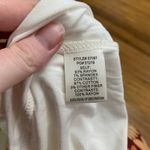 Skies Are Blue  Women's Sleeveless‎ White Lace Trim Tank Top Blouse Size Large Photo 4