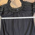 Swimsuits For All Vera Black Crocheted Cold Shoulder Coverup 6/8 Photo 7