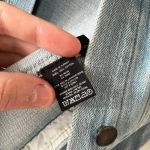 Theory 1075  Denim Jacket Size P/XS Color Blue Photo 4