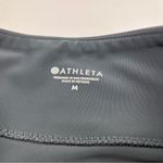 Athleta Stellar Women Size Medium Dark Grey Gray Black Cropped Legging Athletic Photo 1