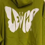 Brand New Levi’s Spilt Pea Prism Crop Pullover Hoodie For Women Size Medium Green Photo 6