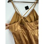 Wild Fable  XL Bronze Babydoll Satin Slip Dress l Whimsigoth Y2K Fairy Grunge 90s Photo 5