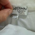 St. John Collection Vintage Y2K White Low Rise Trousers Pants Gold Branded Button Photo 7