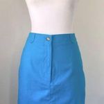 RLM Sz L Vintage Turquoise Blue Skirt Adorable Pencil / Straight Summer Spring Size L Photo 2