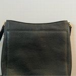 Michael Kors ‎ Black Pebbled Leather Crossbody Bag - Gold-Tone Hardware Photo 4