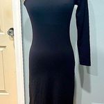 Guess  Jeans Black One Shoulder Long Sleeve Dress Size Medium Photo 0