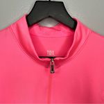 Tail White Label Sleeveless Mock Neck Zip Golf Top Size XXL Pink Photo 3