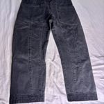 Free People High Roller Overalls Jumpsuit Black Denim XS Photo 5