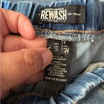 REWASH  Blue Boyfriend Drawstring Elastic Waist RippedJeans S Photo 9