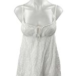 Princess Polly  White Sleeveless Bustier Babydoll Cami Mini Tank Dress Size 4 Photo 0
