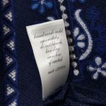 Alya  size medium mini a-line skirt embroidered blue white high waist FRANCESCA'S Photo 8